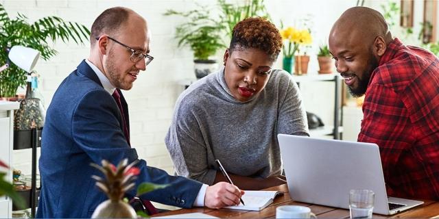 Couple learns about life insurance from a WFG Agent